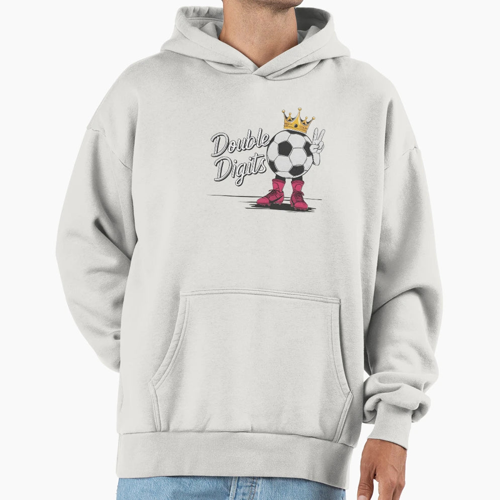 Double Digits Birthday Soccer 10 Hoodie - Aesthetic Graphic Men Women - T-Shirt, Sweatshirt, Hoodie