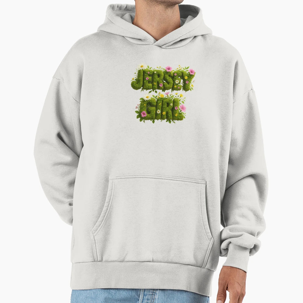 Jersey Flowers Hoodie - Aesthetic Graphic Men Women - T-Shirt, Sweatshirt, Hoodie