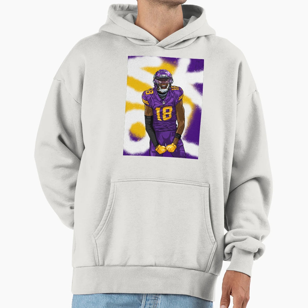 JJ Vikings Skol Hoodie - Graphic Print for Adults - T-Shirt, Sweatshirt, Hoodie
