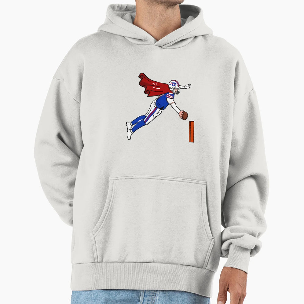 Flying Allen Hoodie - Unique Graphic for Adults - T-Shirt, Sweatshirt, Hoodie