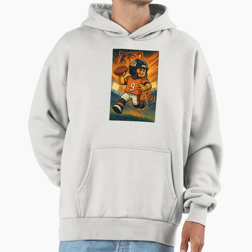 Block Burrow Hoodie - Minimalist Print Unisex - T-Shirt, Sweatshirt, Hoodie