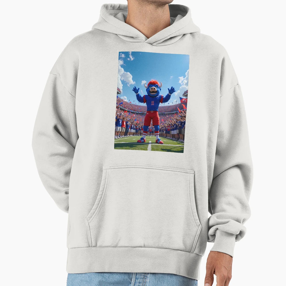 Pet Buffalo Bills Displaying Pride Hoodie - Minimalist Print Men Women - T-Shirt, Sweatshirt, Hoodie