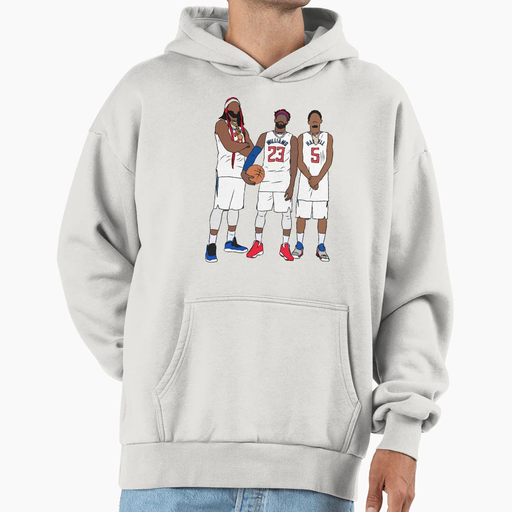 Trez Pat Bev Lou Will Hoodie - Custom Art Print for Adults - T-Shirt, Sweatshirt, Hoodie