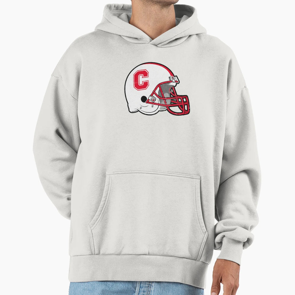 Cortland Football Helmet American Hoodie - Fun Novelty Design Unisex - T-Shirt, Sweatshirt, Hoodie