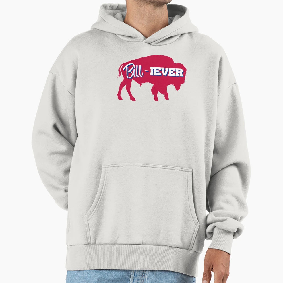 Bill Iever Hoodie - Casual Everyday Wear for Adults - T-Shirt, Sweatshirt, Hoodie