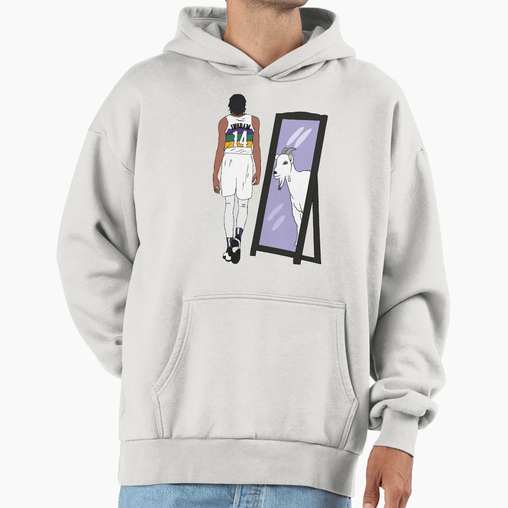 Brandon Ingram Mirror Goat New Orleans Hoodie - Novelty Apparel Men Women - T-Shirt, Sweatshirt, Hoodie