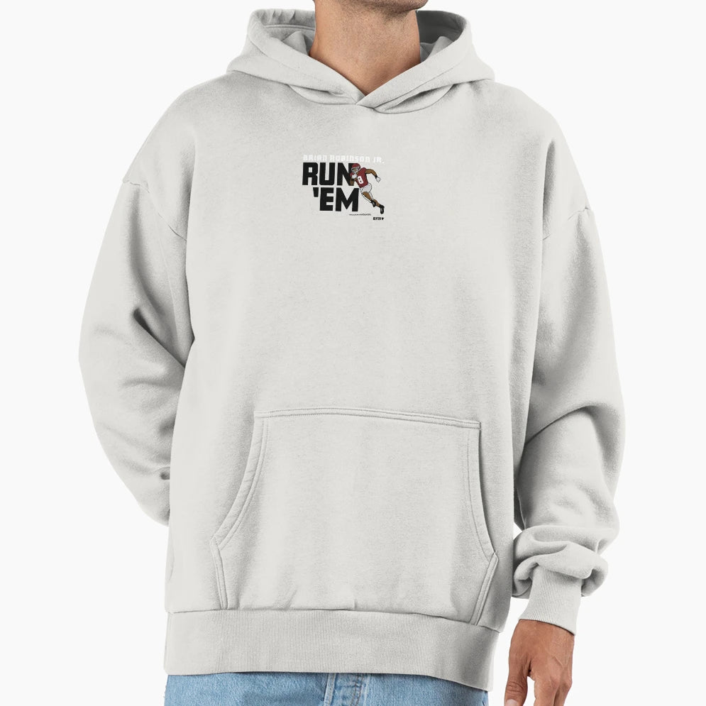 Brian Robinson Jr Run Em T-Shirt - Novelty Apparel Unisex - T-Shirt, Sweatshirt, Hoodie
