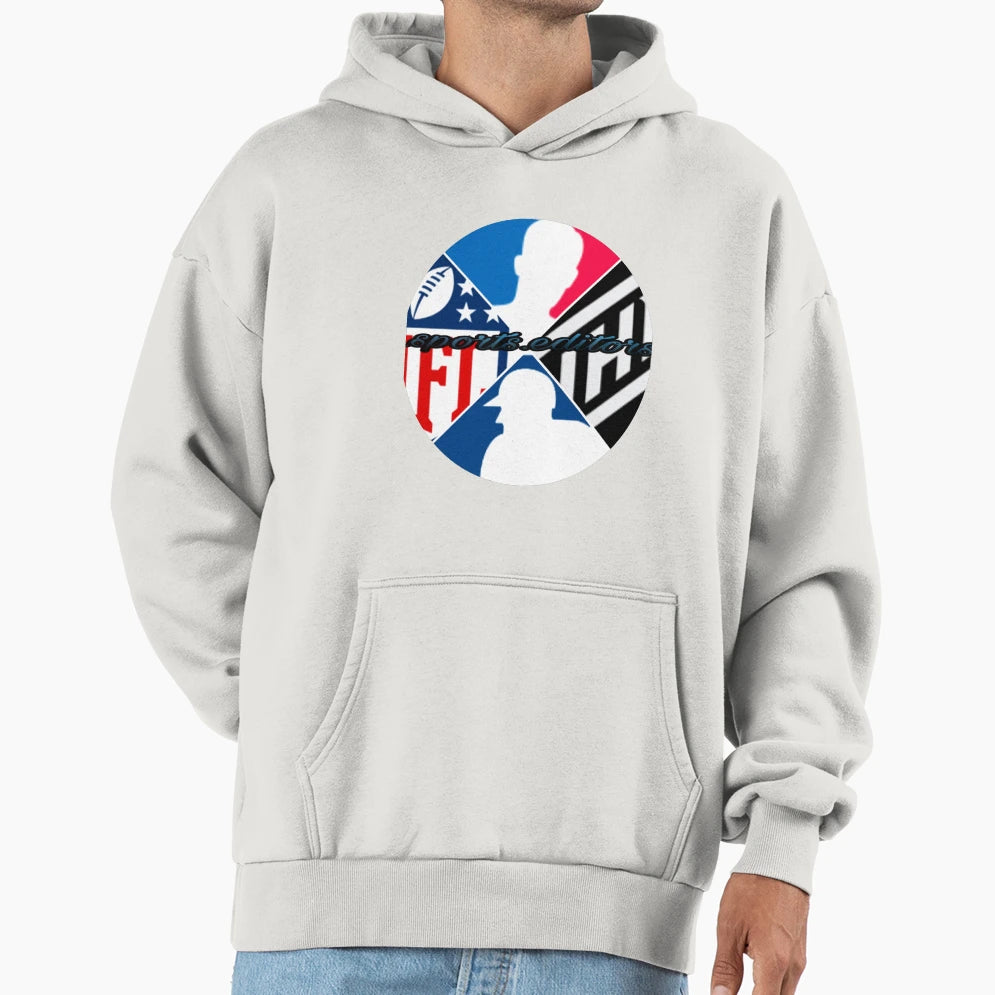 Sports Hoodie - Casual Everyday Wear Men Women - T-Shirt, Sweatshirt, Hoodie