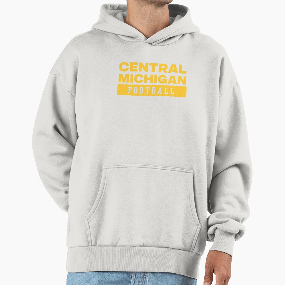 Central Michigan Football Hoodie - Aesthetic Graphic for Adults - T-Shirt, Sweatshirt, Hoodie