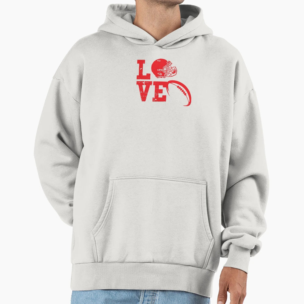 I Love American Football Hoodie - Streetwear Style for Adults - T-Shirt, Sweatshirt, Hoodie