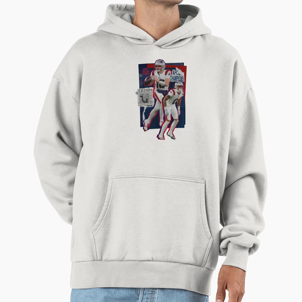 New England Patriots Hoodie - Custom Art Print for Adults - T-Shirt, Sweatshirt, Hoodie
