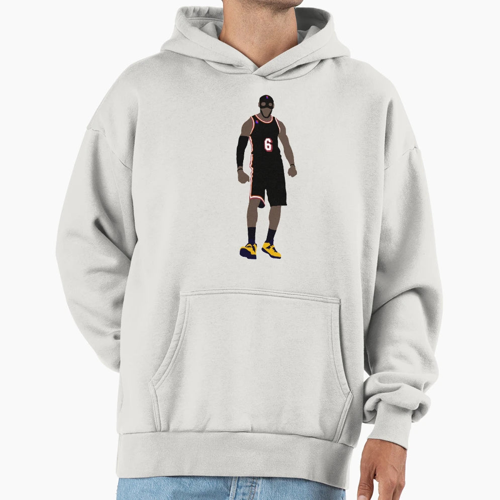 Masked Lebron Hoodie - Minimalist Print Men Women - T-Shirt, Sweatshirt, Hoodie