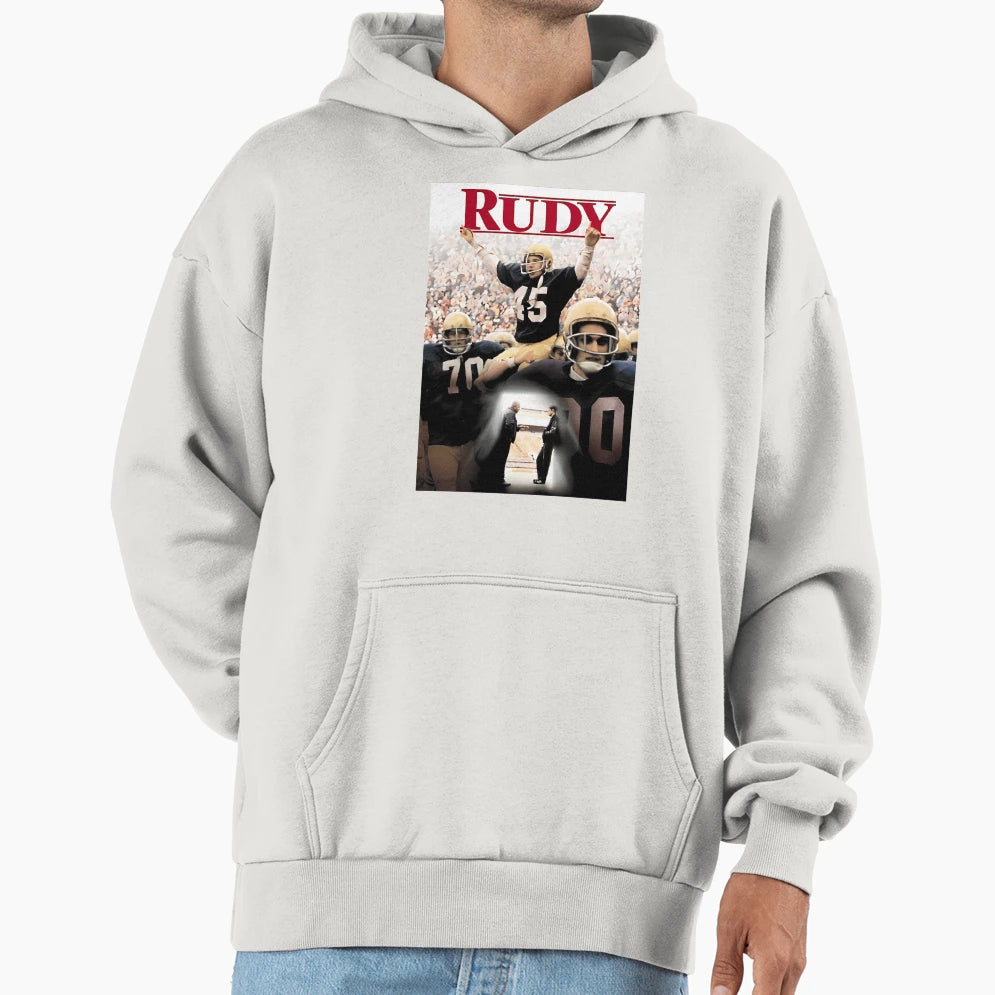 Rudy Hoodie - Trendy Graphic for Adults - T-Shirt, Sweatshirt, Hoodie