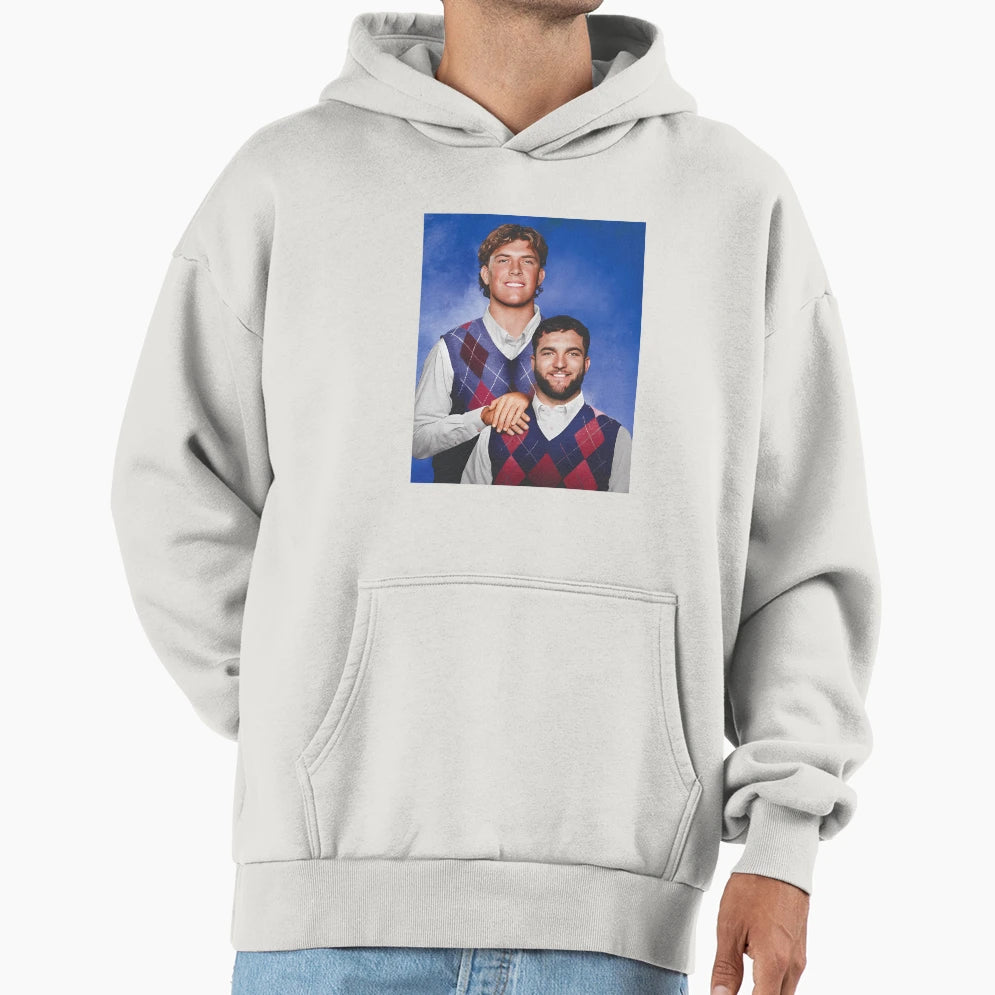 Football Jaxson Dart And Cam Skattebo Hoodie - Graphic Print Men Women - T-Shirt, Sweatshirt, Hoodie