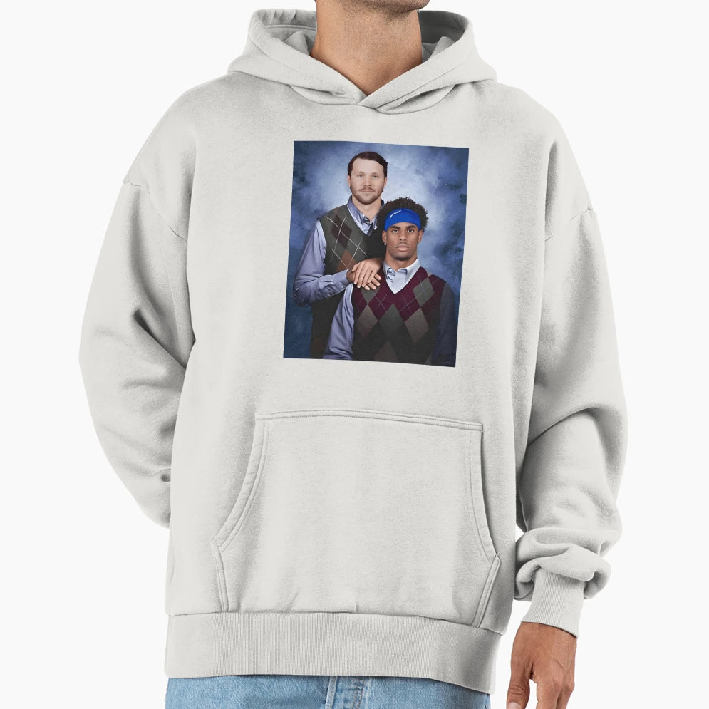 JA JA Keon Coleman Step Brothers Hoodie - Custom Art Print for Adults - T-Shirt, Sweatshirt, Hoodie