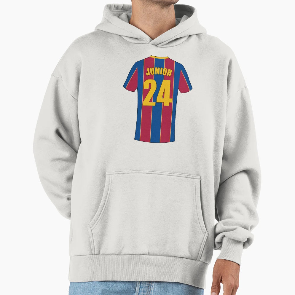 Barcelona Football Jersey Number 24 Hoodie - Unique Graphic Men Women - T-Shirt, Sweatshirt, Hoodie