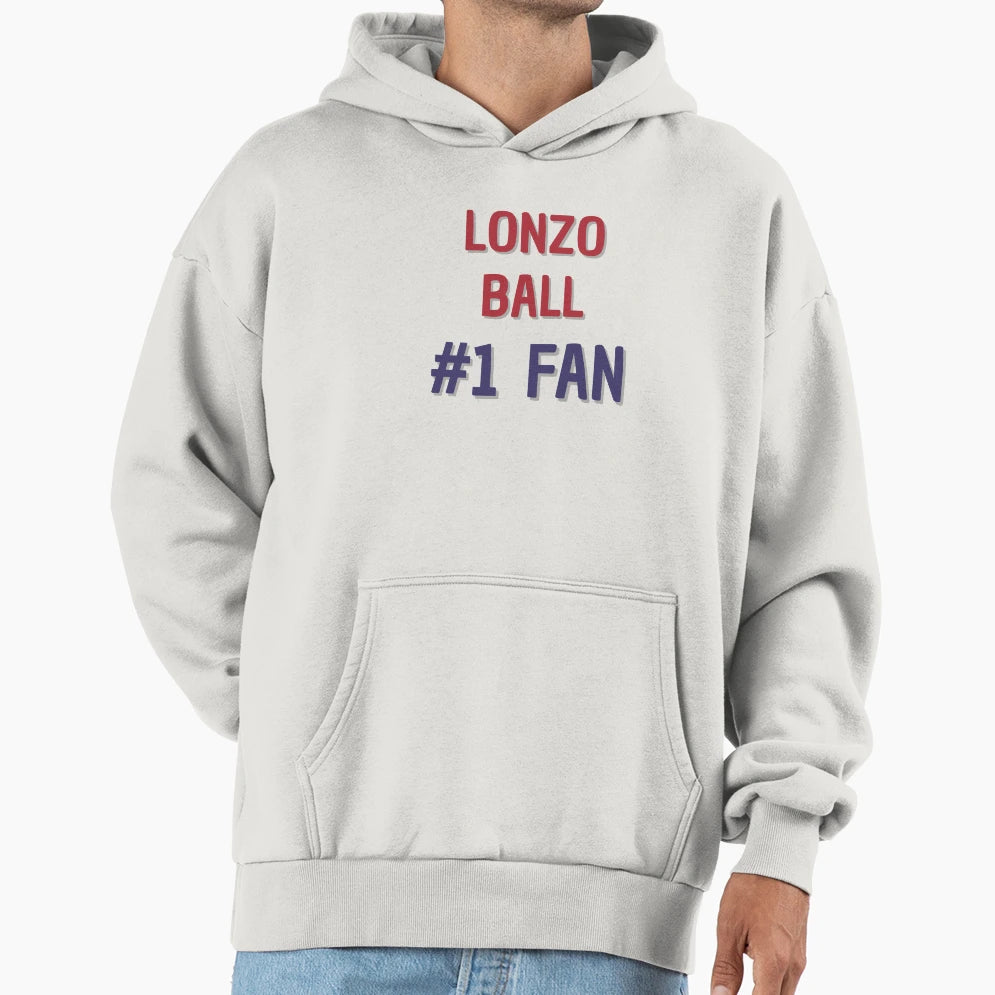 Lonzo Ball 1 Fan Hoodie - Streetwear Style for Adults - T-Shirt, Sweatshirt, Hoodie