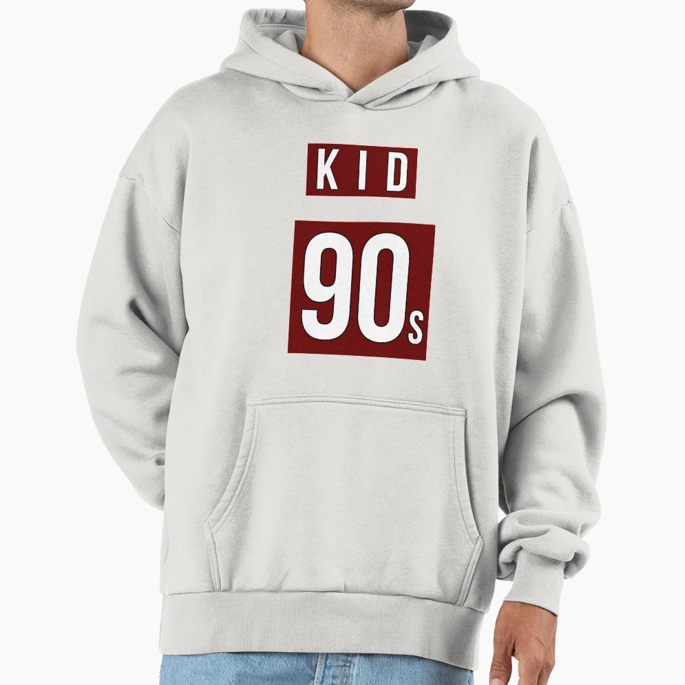 90S Red Label Front Hoodie - Streetwear Style Unisex - T-Shirt, Sweatshirt, Hoodie