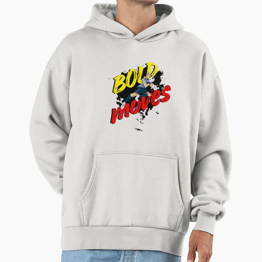 Bold Moves Text Hoodie - Novelty Apparel Men Women - T-Shirt, Sweatshirt, Hoodie