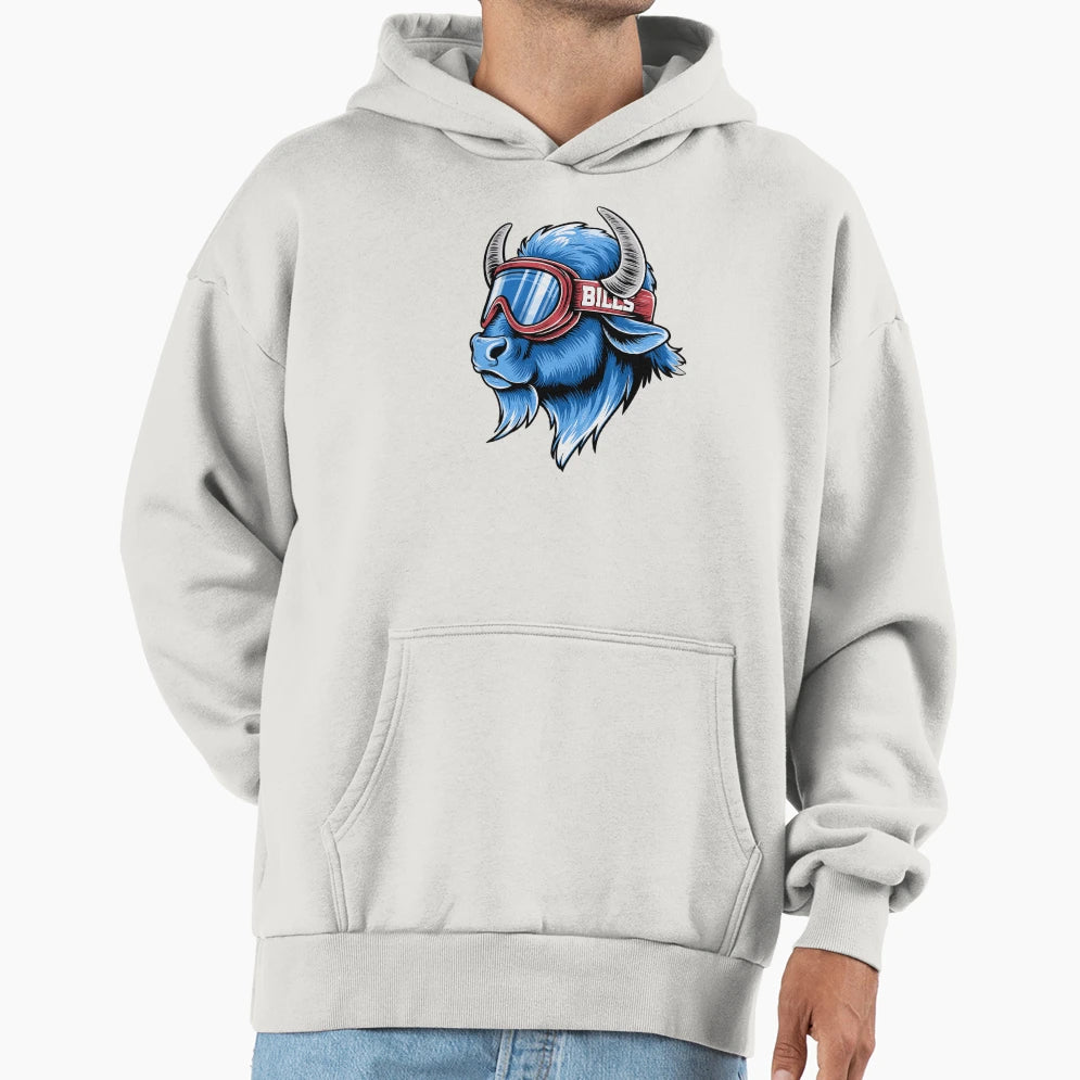 Bills Ski Buffalo Hoodie - Trendy Graphic for Adults - T-Shirt, Sweatshirt, Hoodie