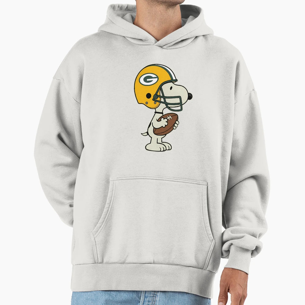 Snoopy Green Bay Packers Game Day Hoodie - Aesthetic Graphic Unisex - T-Shirt, Sweatshirt, Hoodie
