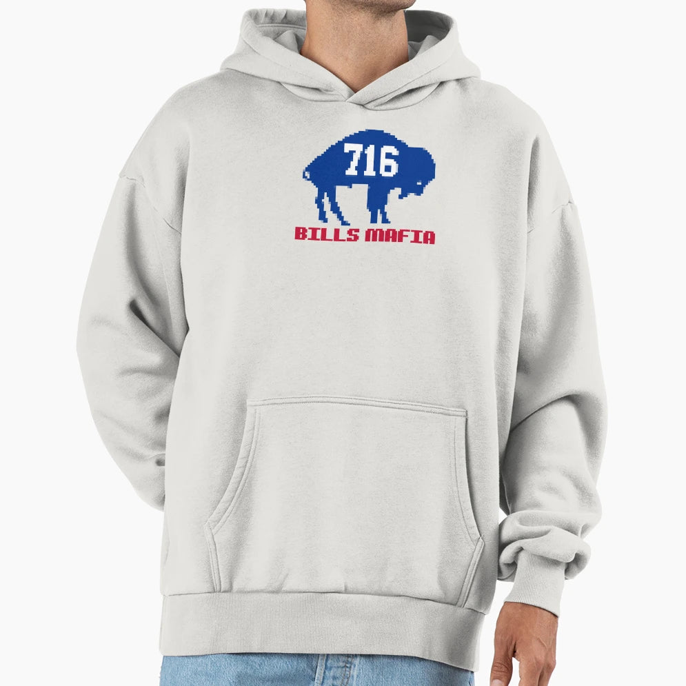 Bills Mafia Pixels 2023 Hoodie - Aesthetic Graphic Men Women - T-Shirt, Sweatshirt, Hoodie