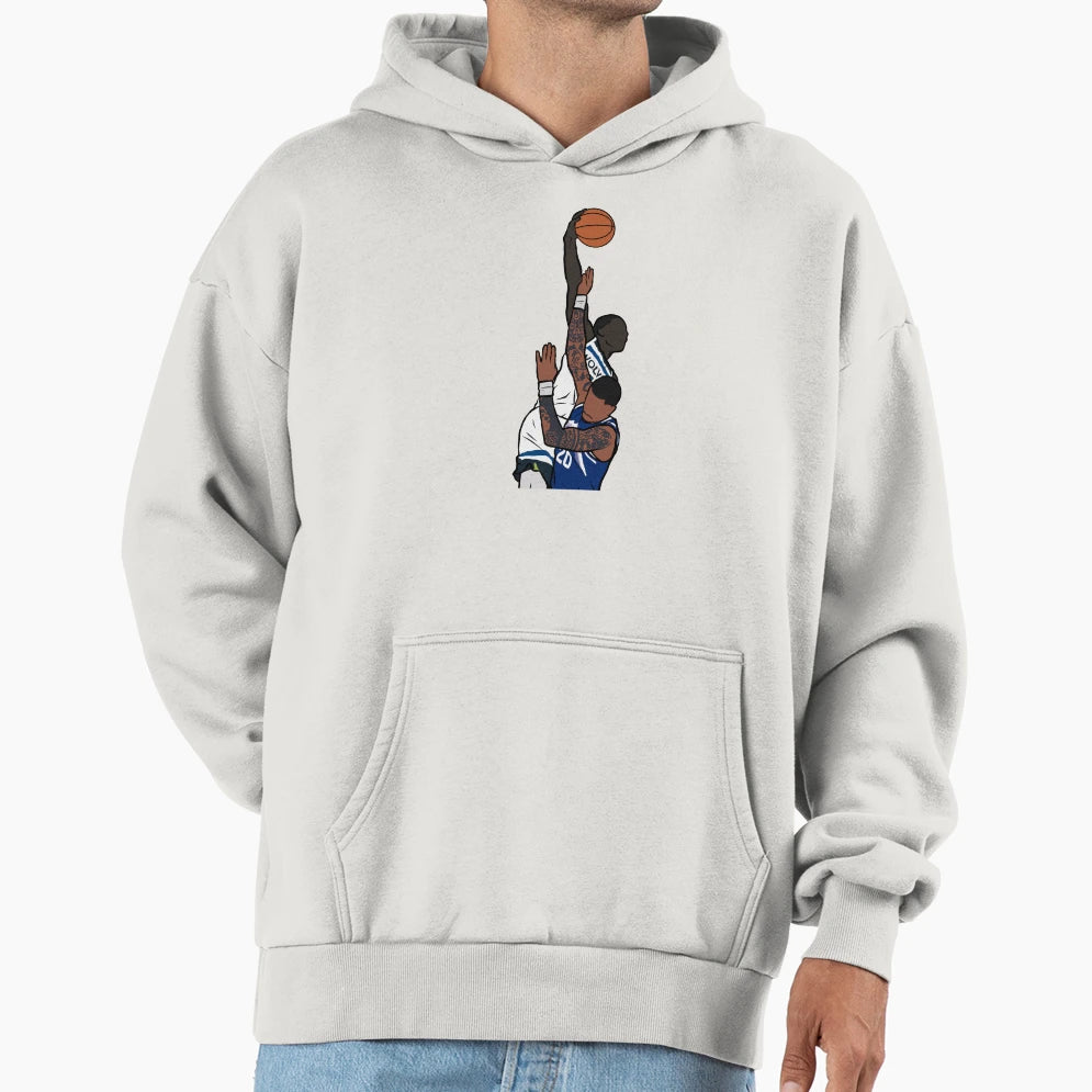 Anthony Edwards Dunks John Collins 2 Hoodie - Fun Novelty Design Men Women - T-Shirt, Sweatshirt, Hoodie