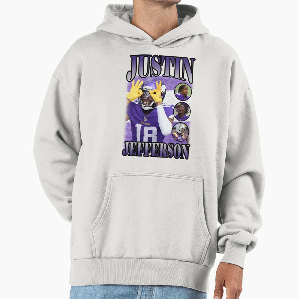 Bootleg Justin Hoodie - Novelty Apparel for Adults - T-Shirt, Sweatshirt, Hoodie