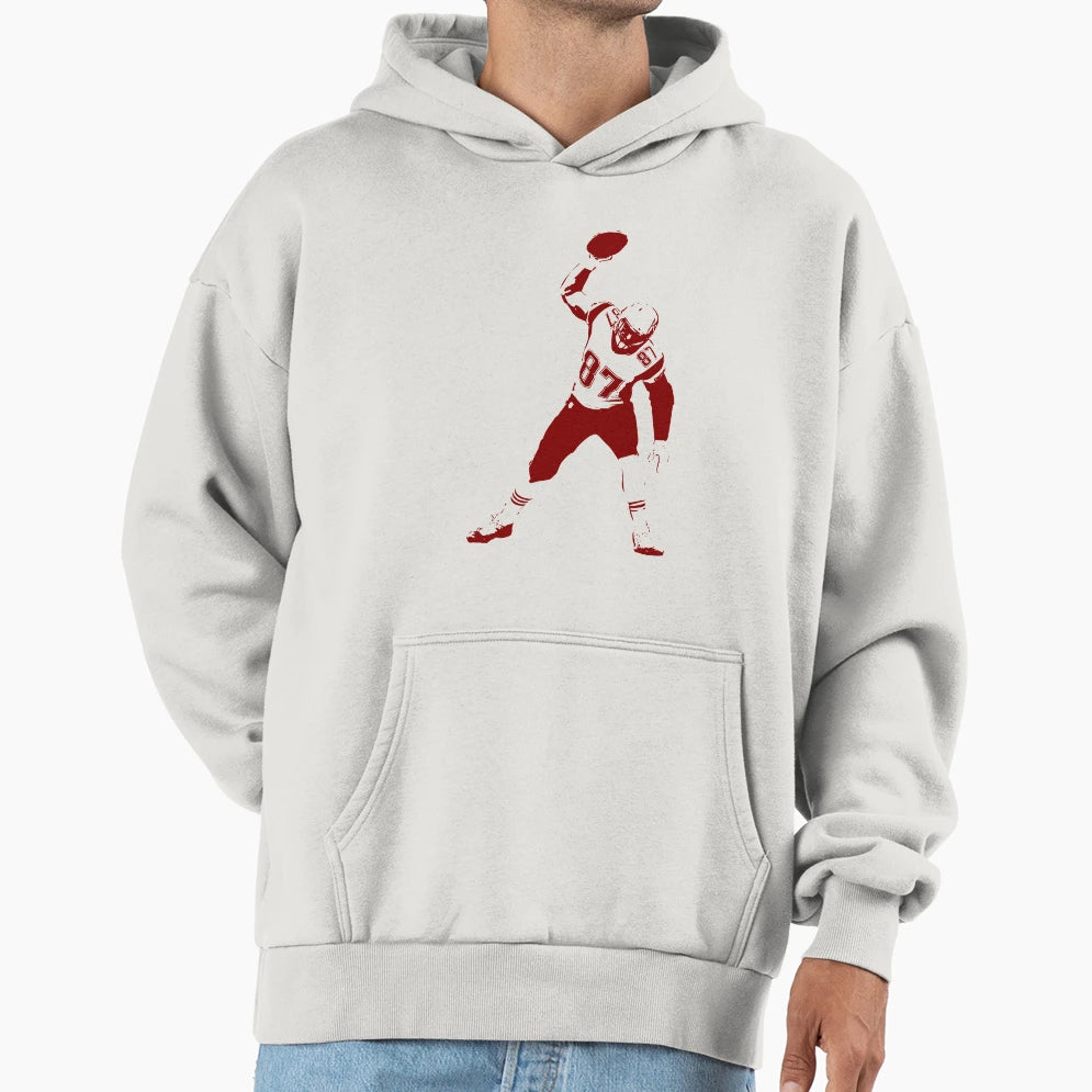 Football Gronk Spike Touchdown Hoodie - Trendy Graphic Unisex - T-Shirt, Sweatshirt, Hoodie
