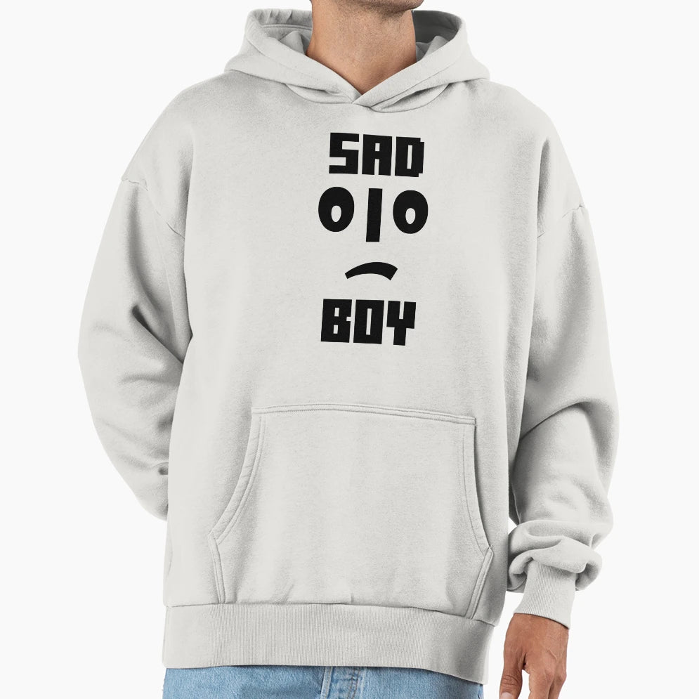 Sad Hoodie - Minimalist Print for Adults - T-Shirt, Sweatshirt, Hoodie