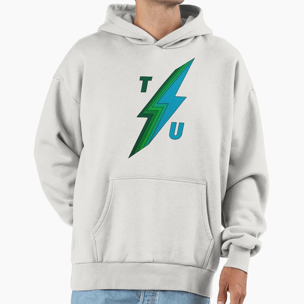 Green Bolt Hoodie - Casual Everyday Wear Men Women - T-Shirt, Sweatshirt, Hoodie