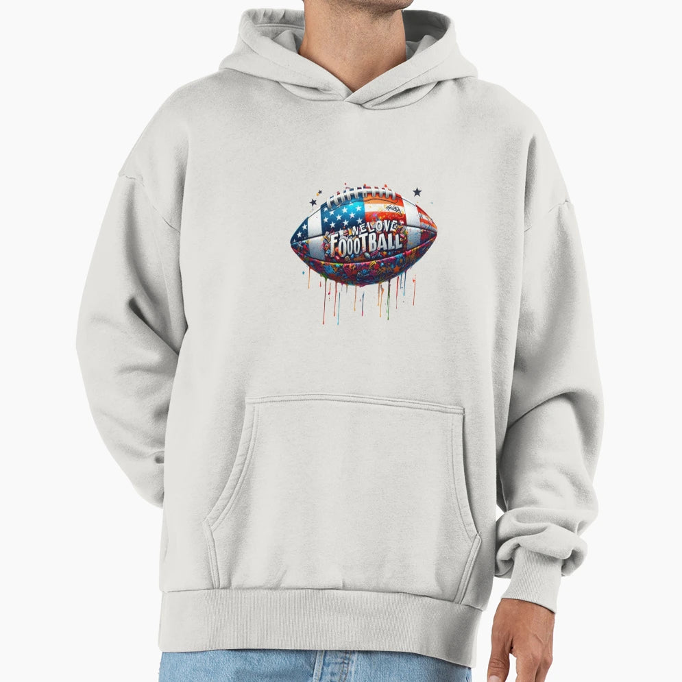 Last Touchdown National Football Hoodie - Casual Everyday Wear for Adults - T-Shirt, Sweatshirt, Hoodie