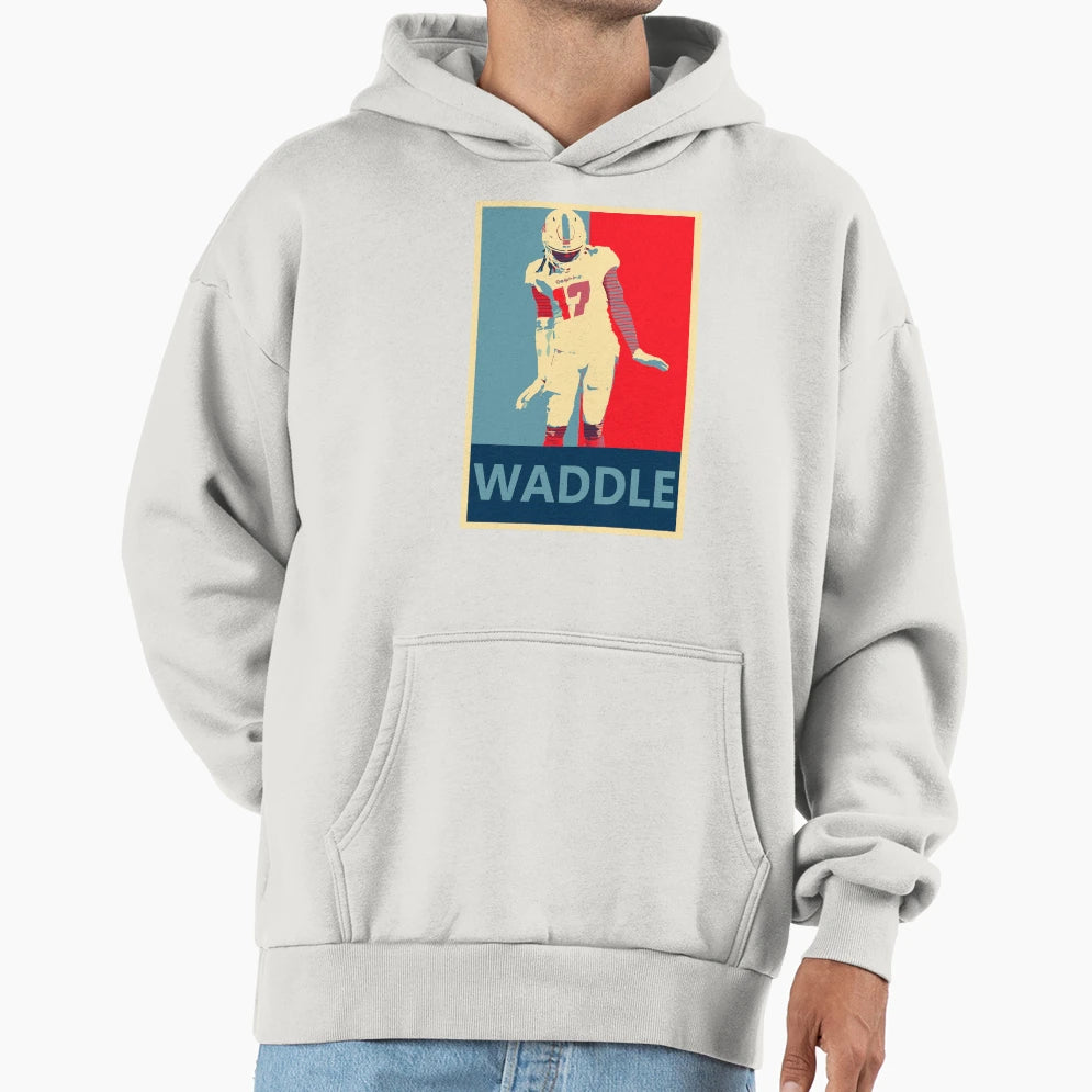 Jaylen Waddle Waddle Dance Hoodie - Aesthetic Graphic Unisex - T-Shirt, Sweatshirt, Hoodie