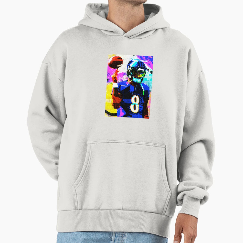Handdrawn Lamar Hoodie - Graphic Print for Adults - T-Shirt, Sweatshirt, Hoodie