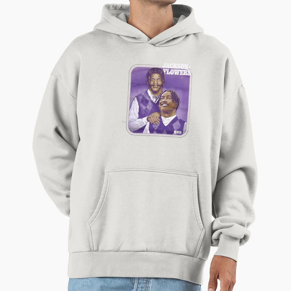 LJ And Zay Flowers Brothers Hoodie - Unique Graphic Men Women - T-Shirt, Sweatshirt, Hoodie