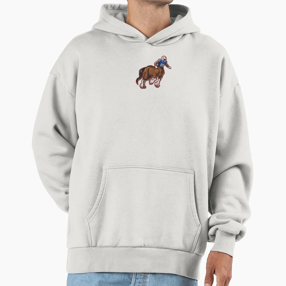 Buffalo Football Oliver Centaur Hoodie - Streetwear Style for Adults - T-Shirt, Sweatshirt, Hoodie