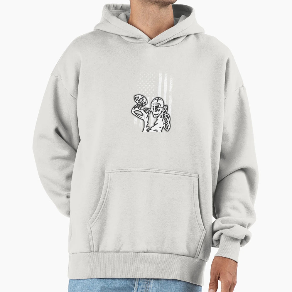 American Football Hoodie - Fun Novelty Design Unisex - T-Shirt, Sweatshirt, Hoodie