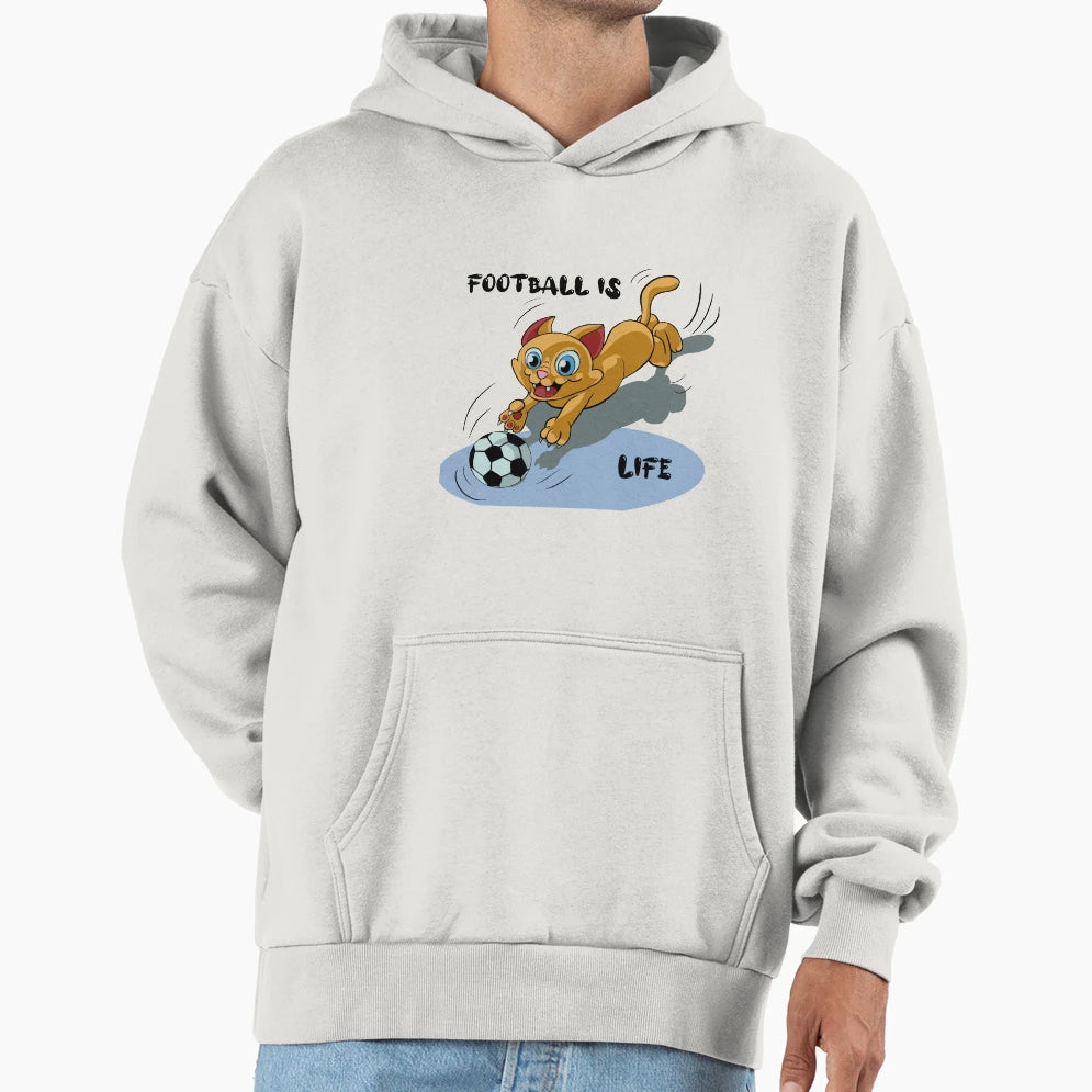 Football Life Hoodie - Fun Novelty Design Unisex - T-Shirt, Sweatshirt, Hoodie