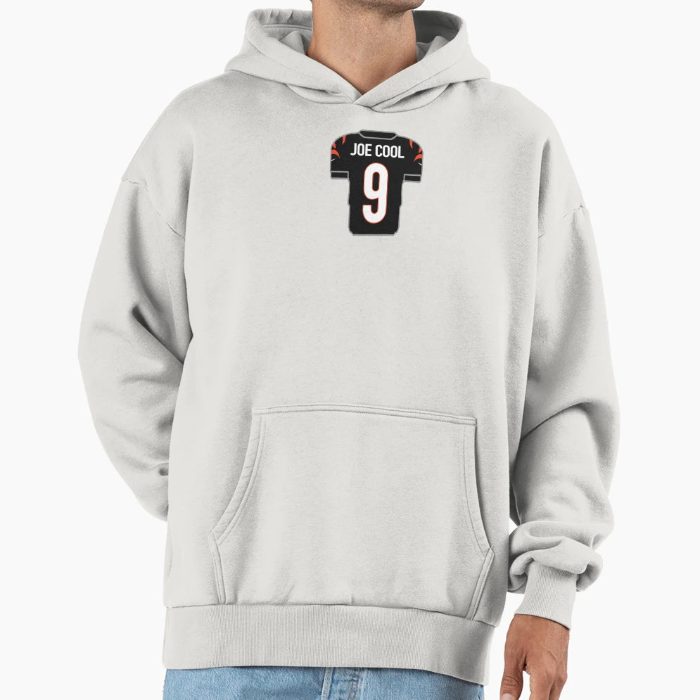 Joe Jersey Hoodie - Casual Everyday Wear Men Women - T-Shirt, Sweatshirt, Hoodie