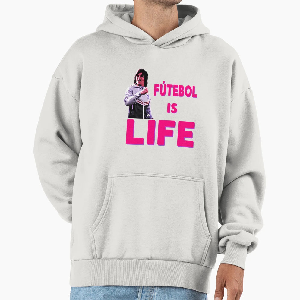 Futbol Is Life Hoodie - Graphic Print Men Women - T-Shirt, Sweatshirt, Hoodie