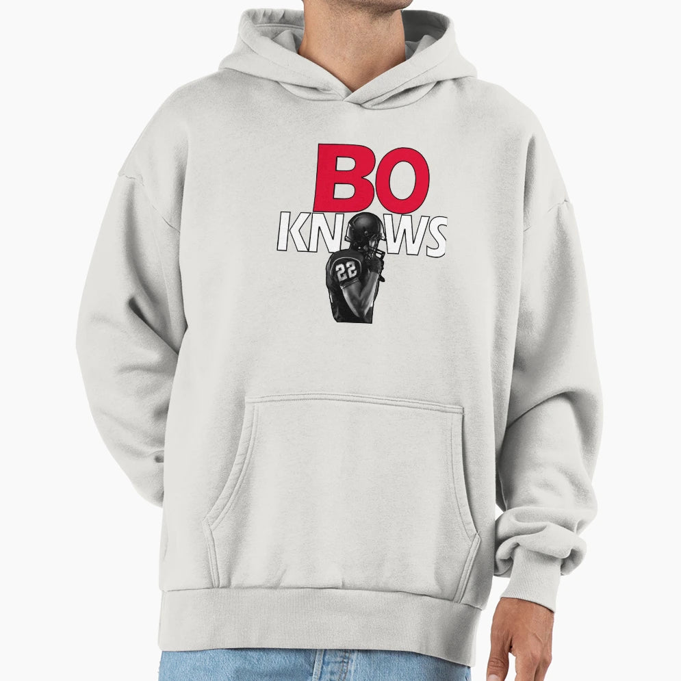Knows Athlete Red Text Hoodie - Fun Novelty Design Unisex - T-Shirt, Sweatshirt, Hoodie