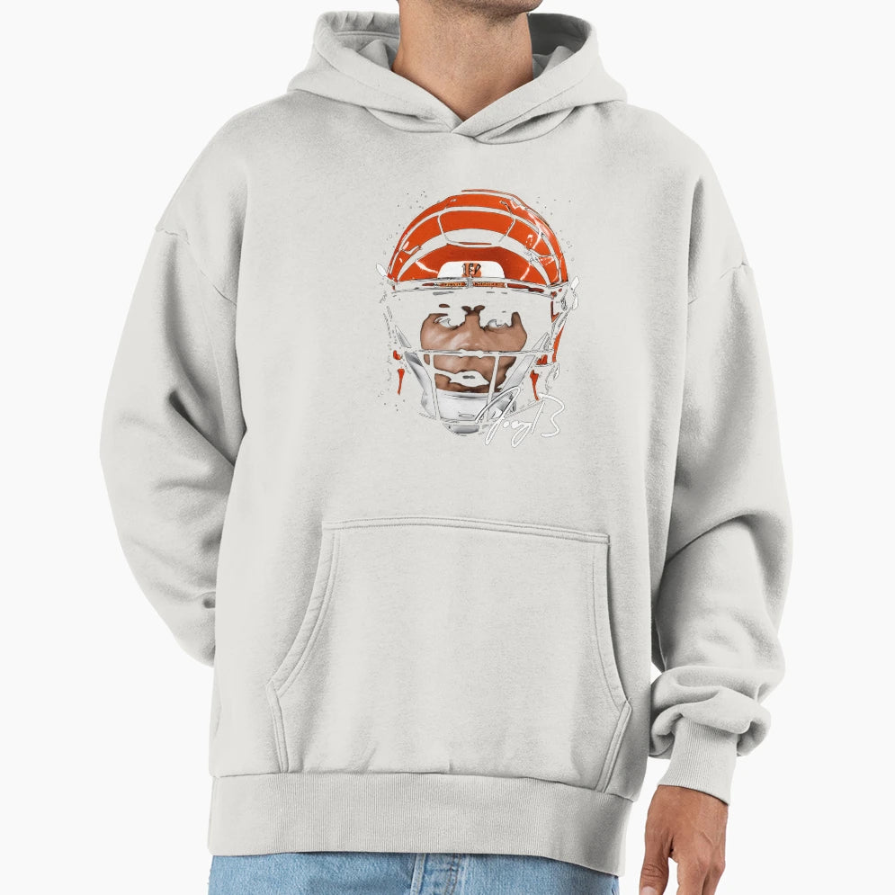 JB Cincinnati Helmet Hoodie - Aesthetic Graphic Unisex - T-Shirt, Sweatshirt, Hoodie