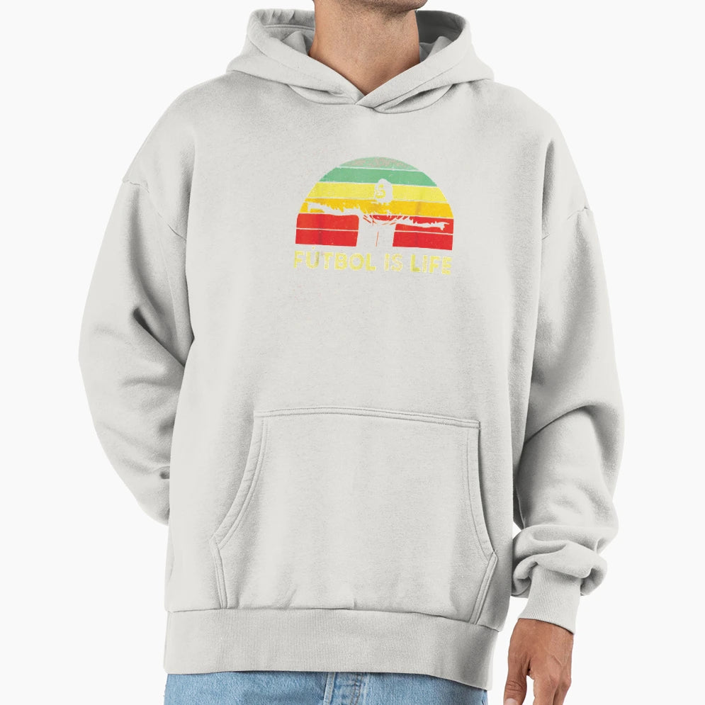Wonderful Memory Futbol Is Life Gift Hoodie - Trendy Graphic Unisex - T-Shirt, Sweatshirt, Hoodie