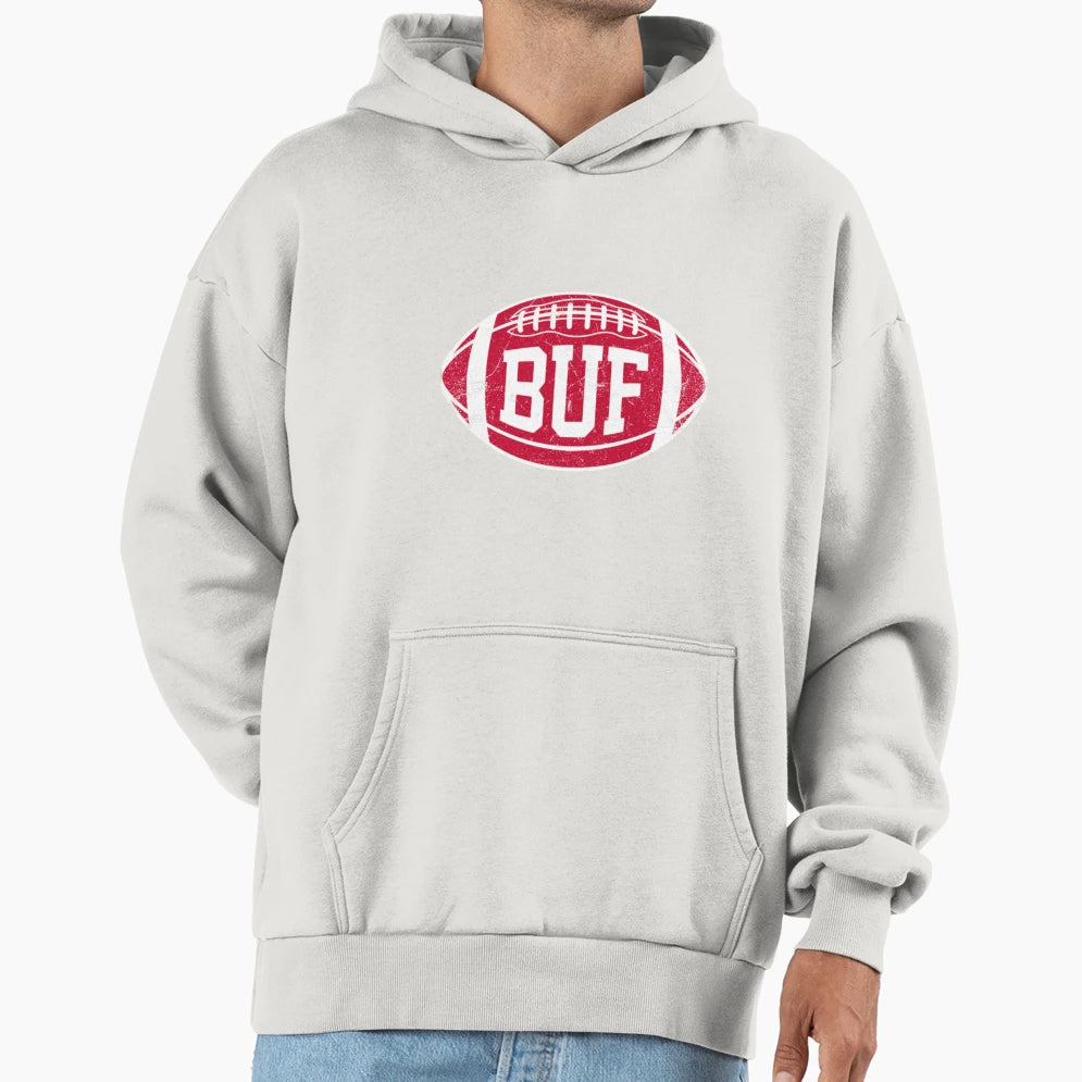 Buf Football Blue Hoodie - Casual Everyday Wear Unisex - T-Shirt, Sweatshirt, Hoodie