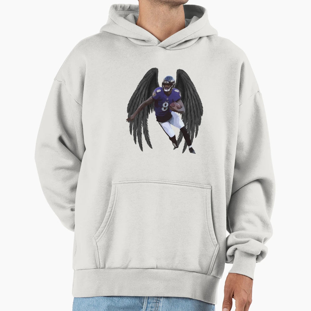 Soaring Lamar Hoodie - Fun Novelty Design for Adults - T-Shirt, Sweatshirt, Hoodie