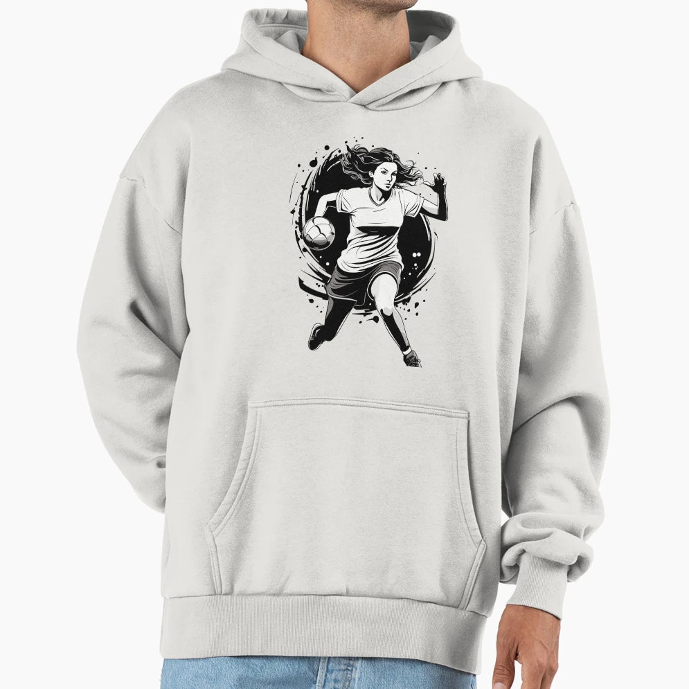 Handball Player Streetwear Iconic Hoodie - Unique Graphic Unisex - T-Shirt, Sweatshirt, Hoodie