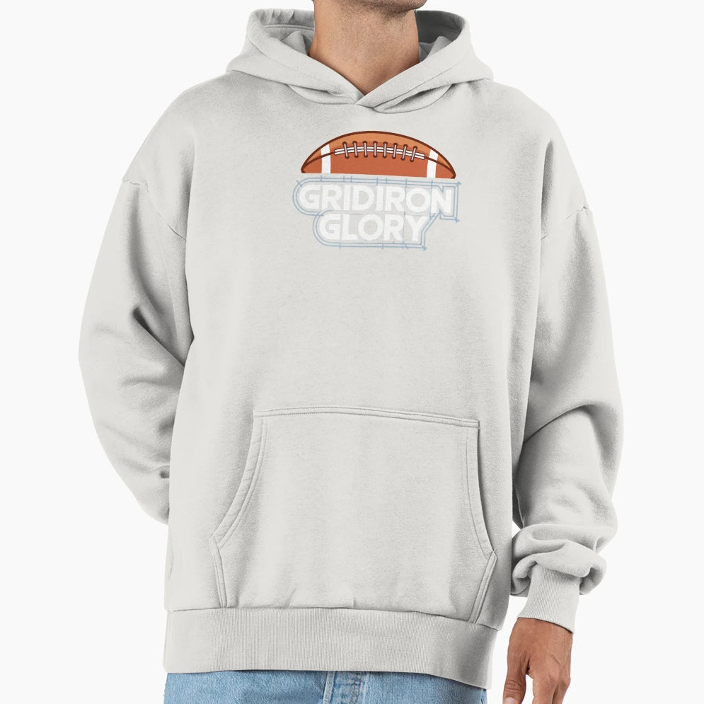 Gridiron Glory Hoodie - Graphic Print Unisex - T-Shirt, Sweatshirt, Hoodie