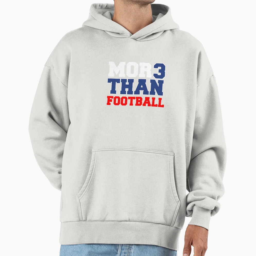 More Than Football Pray 3 Buffalo Strong Hoodie - Trendy Graphic for Adults - T-Shirt, Sweatshirt, Hoodie