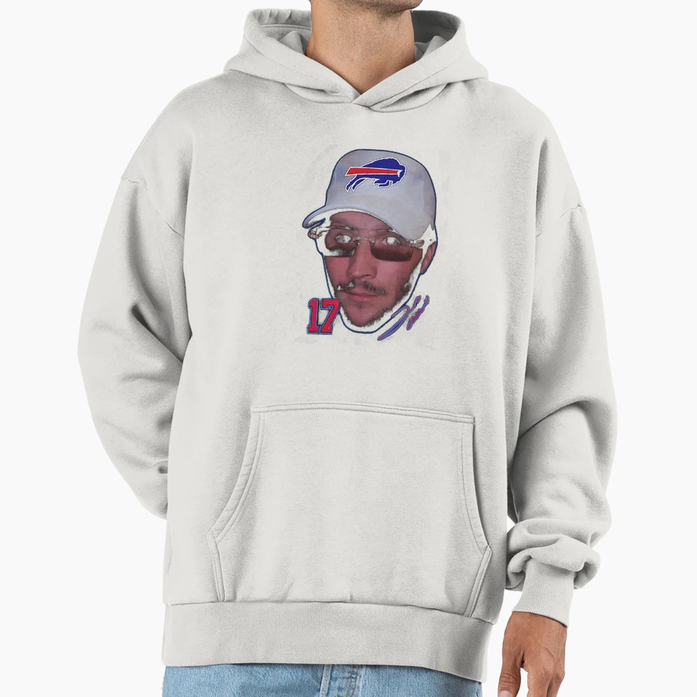 Josh Allens Buffalo Sunglasses Hoodie - Casual Everyday Wear for Adults - T-Shirt, Sweatshirt, Hoodie