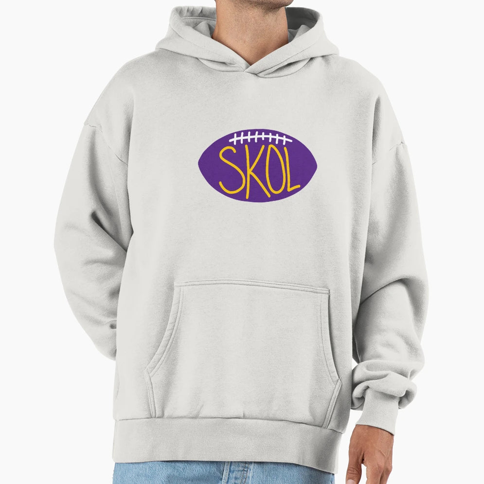 Skol Mn Minnesota Vikings Skol Mn Hoodie - Casual Everyday Wear Unisex - T-Shirt, Sweatshirt, Hoodie